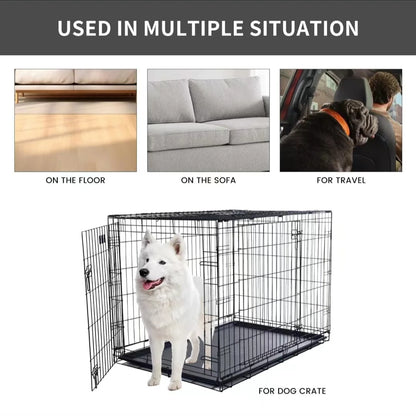 Reusable red plaid Christmas pet pee pad for dogs and cats, used as bed mat or blanket