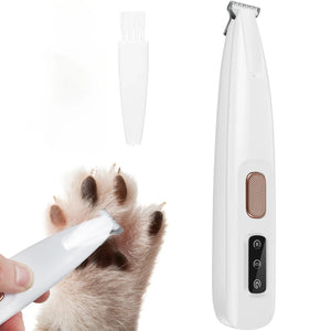 Tondeuse à pattes pour chien à LED – Outil de toilettage de précision étanche avec écran 