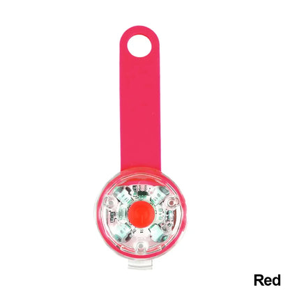 USB rechargeable waterproof LED collar pendant for pet visibility and safety