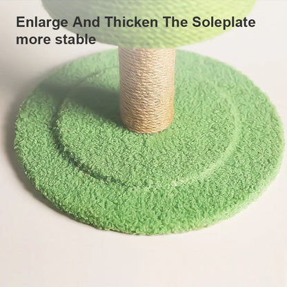 Christmas tree-shaped cat climbing rack with sisal scratching post for cats