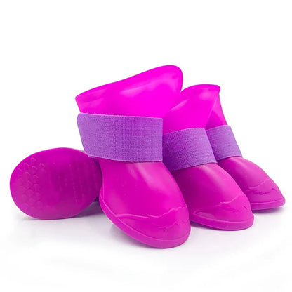 Waterproof anti-slip rain boots for dogs and cats of all sizes