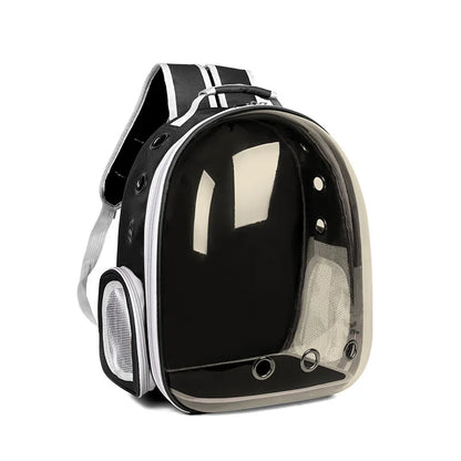 Breathable pet travel backpack carrier for small dogs and cats