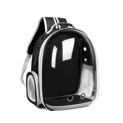 Breathable pet travel backpack carrier for small dogs and cats