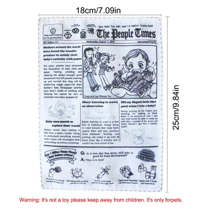 Tearproof dog squeaky toy designed like newspapers and playing cards, ideal for small to medium dogs with durable and fun design.