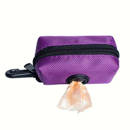 Biodegradable dog poop bags with dispenser, eco-friendly and leak-proof pet waste solution for dog owners.