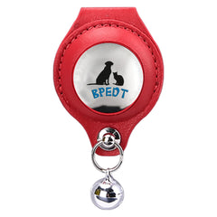 Protective Leather Airtag Holder – Anti-Lost Pet Collar Tracker Cover