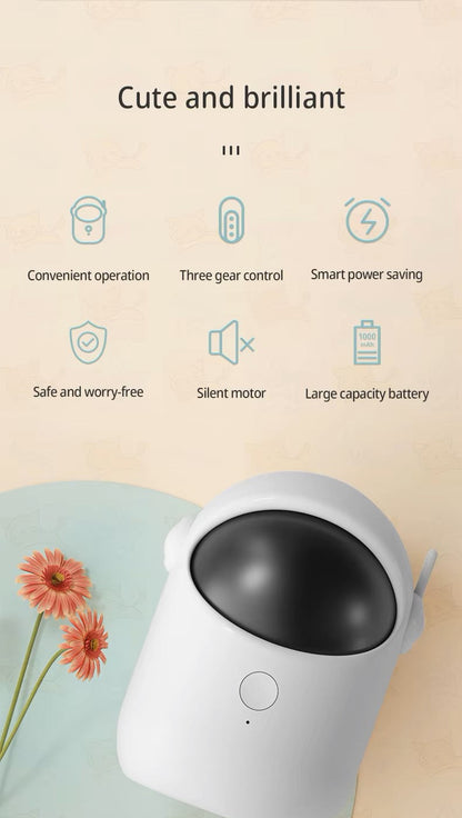 Rechargeable automatic laser toy for interactive cat play