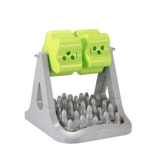 Distributeur automatique rotatif – Gamelle puzzle Slow Food pour chats et chiens