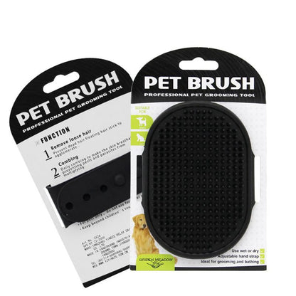 Pet Bath Massage Gloves for dogs and cats – Soft rubber grooming brush for shedding and relaxation