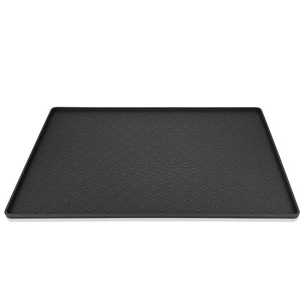 Set de table imperméable en silicone pour animaux de compagnie – Tapis d'alimentation antidérapant et facile à nettoyer pour chiens et chats 