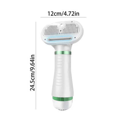 Multifunctional pet grooming spray comb and dryer for cats and dogs