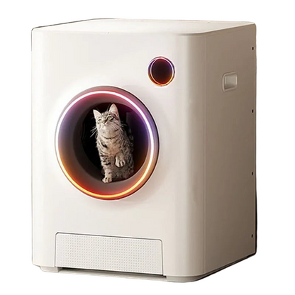 Smart automatic cat litter box with APP control and deodorizing system