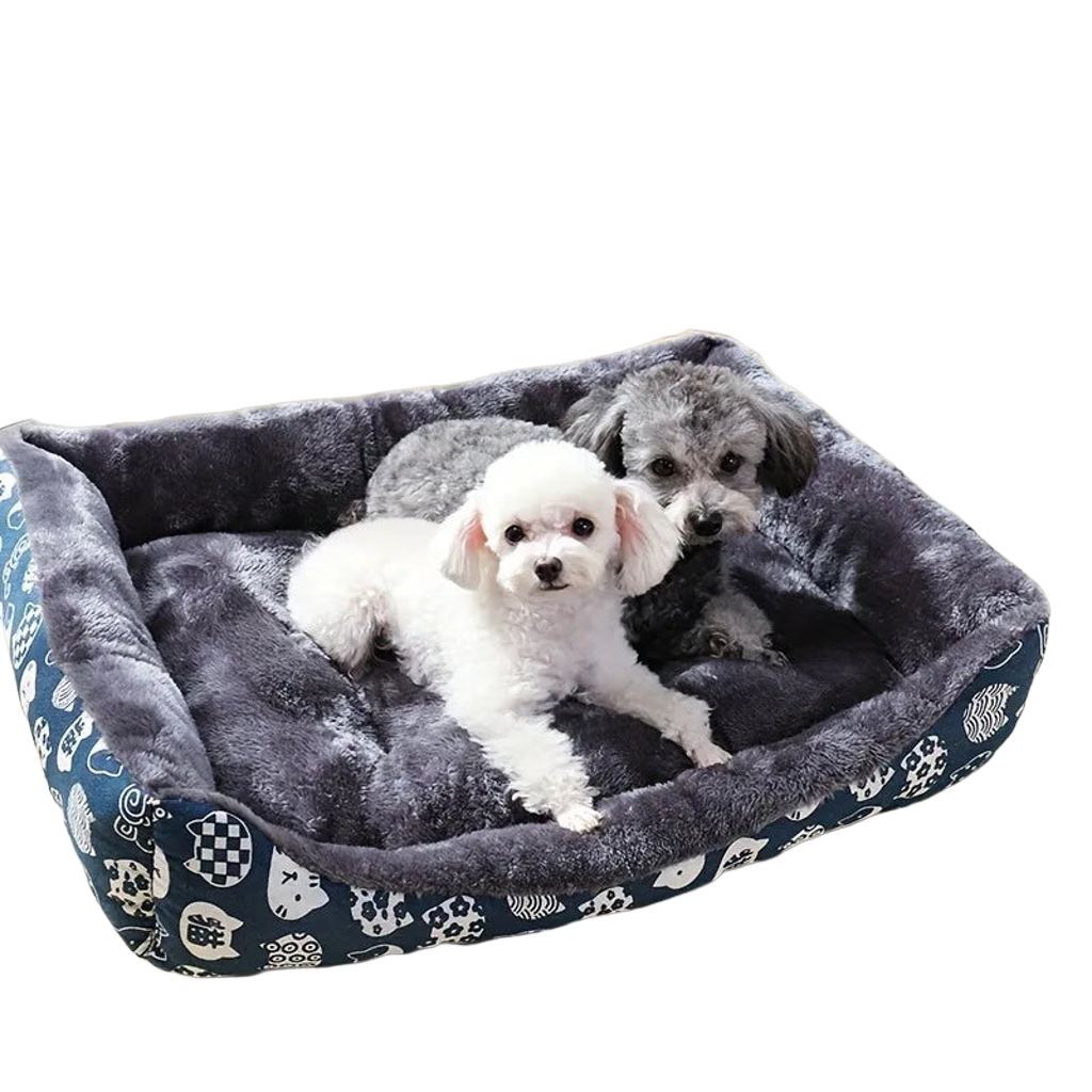 Comfortable pet dog bed sofa mat for dogs and cats, available in multiple sizes and colors, suitable for crates or floor use.